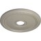 Ekena Millwork Diane Ceiling Medallion (Fits Canopies up to 5 3/8"), 18"OD x 3 5/8"ID x 1 1/8"P, Pearl White CM18DIPWS - alternate 3